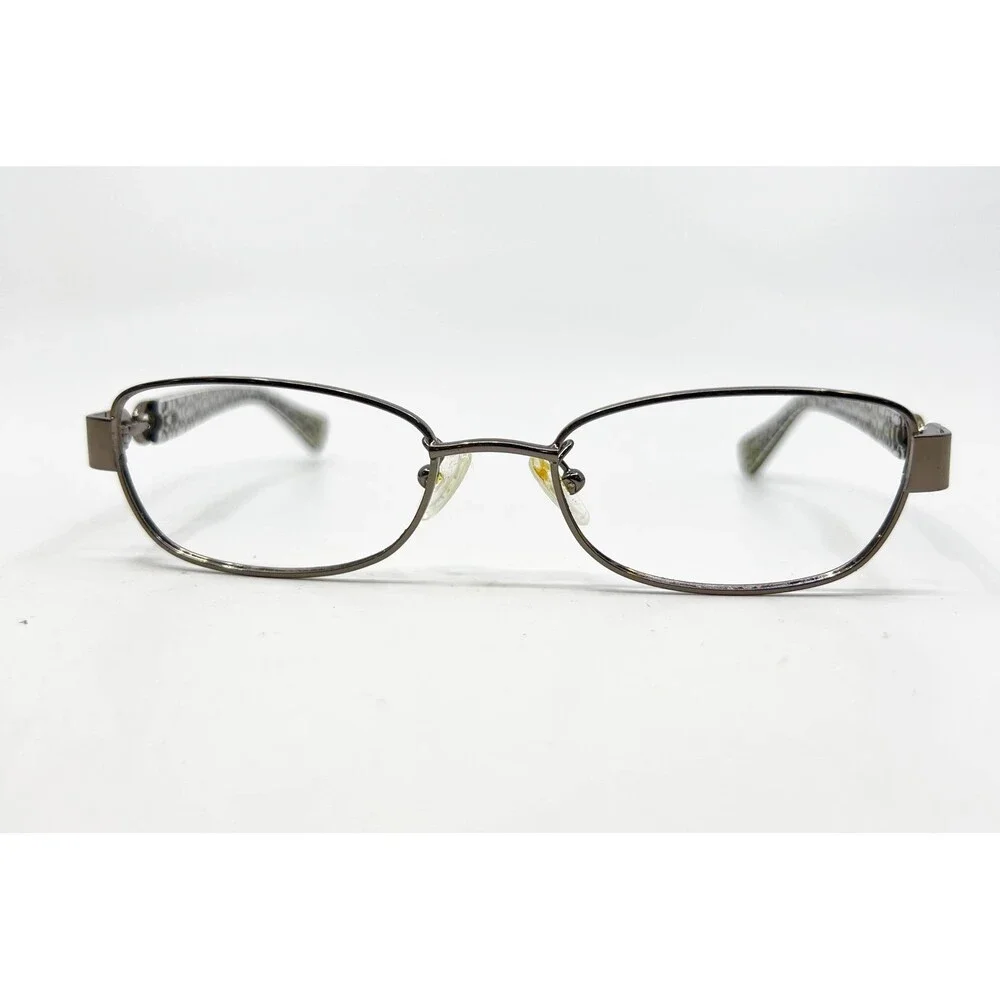 Coach Eyeglass Frames Womens Dark Silver Black HC 5054 Faina 49-17-135